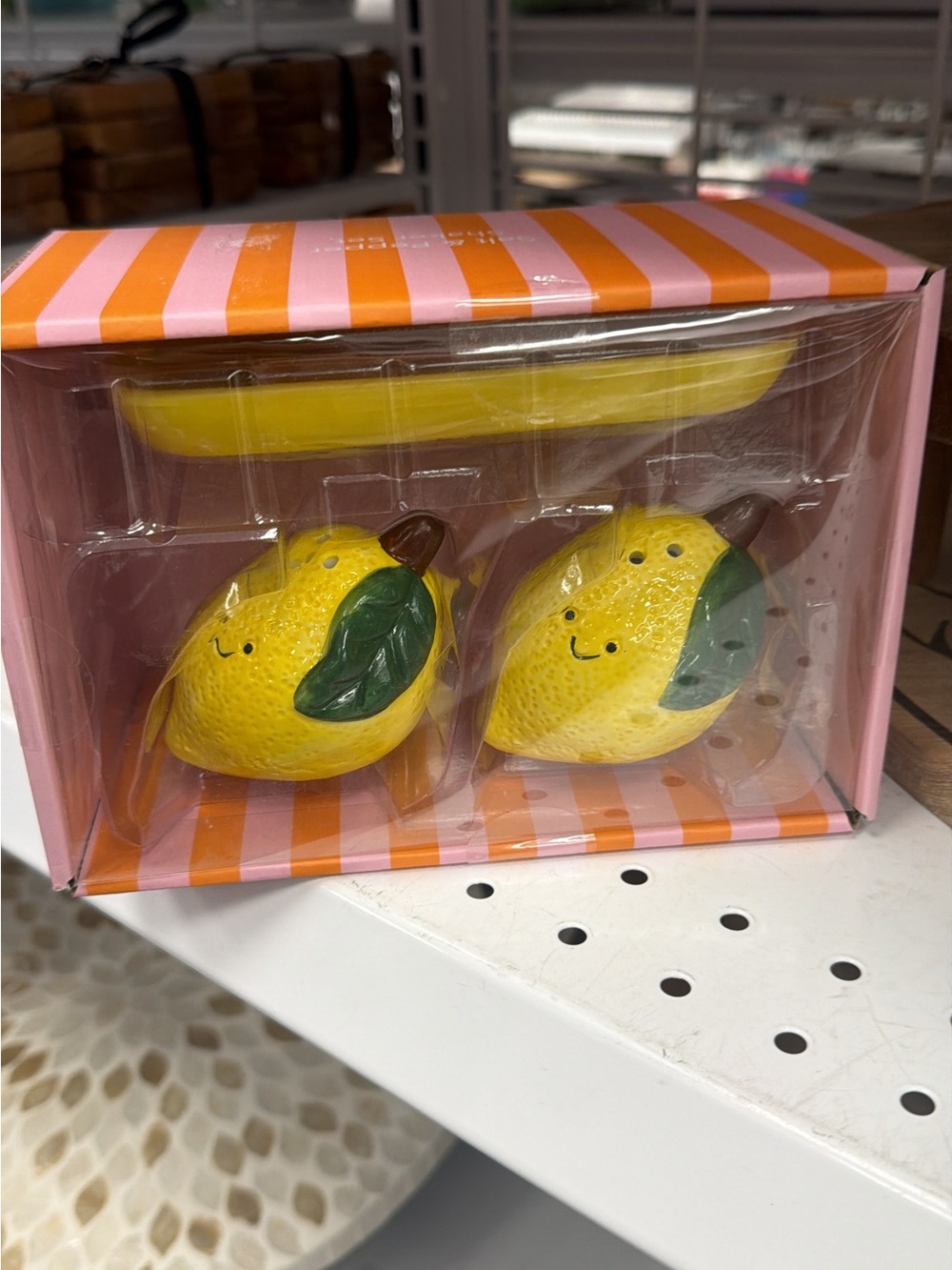 Cheerful Lemon Salt and Pepper Shakers - Yellow